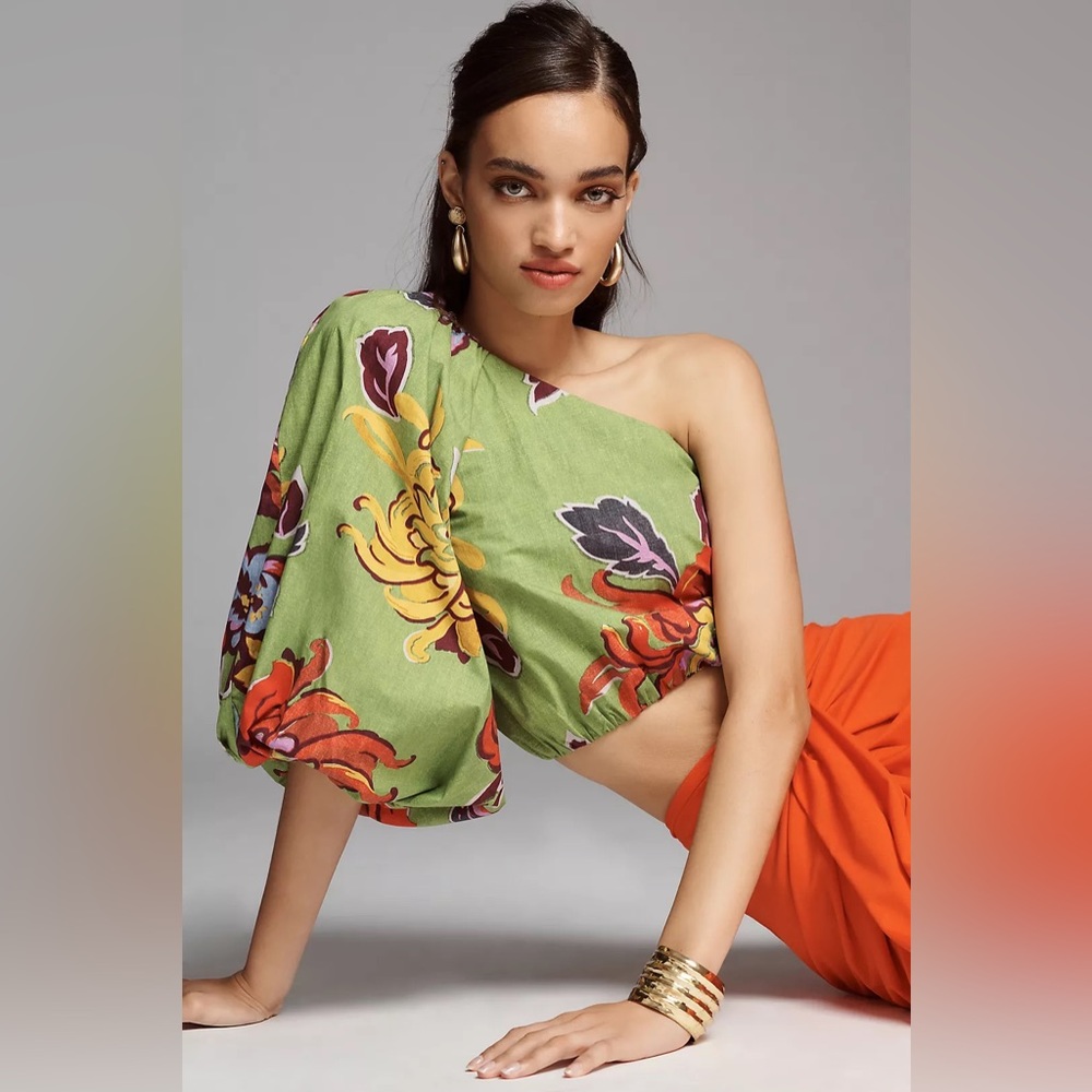 NWT RHODE Kristie One-Shoulder Top Size 6
